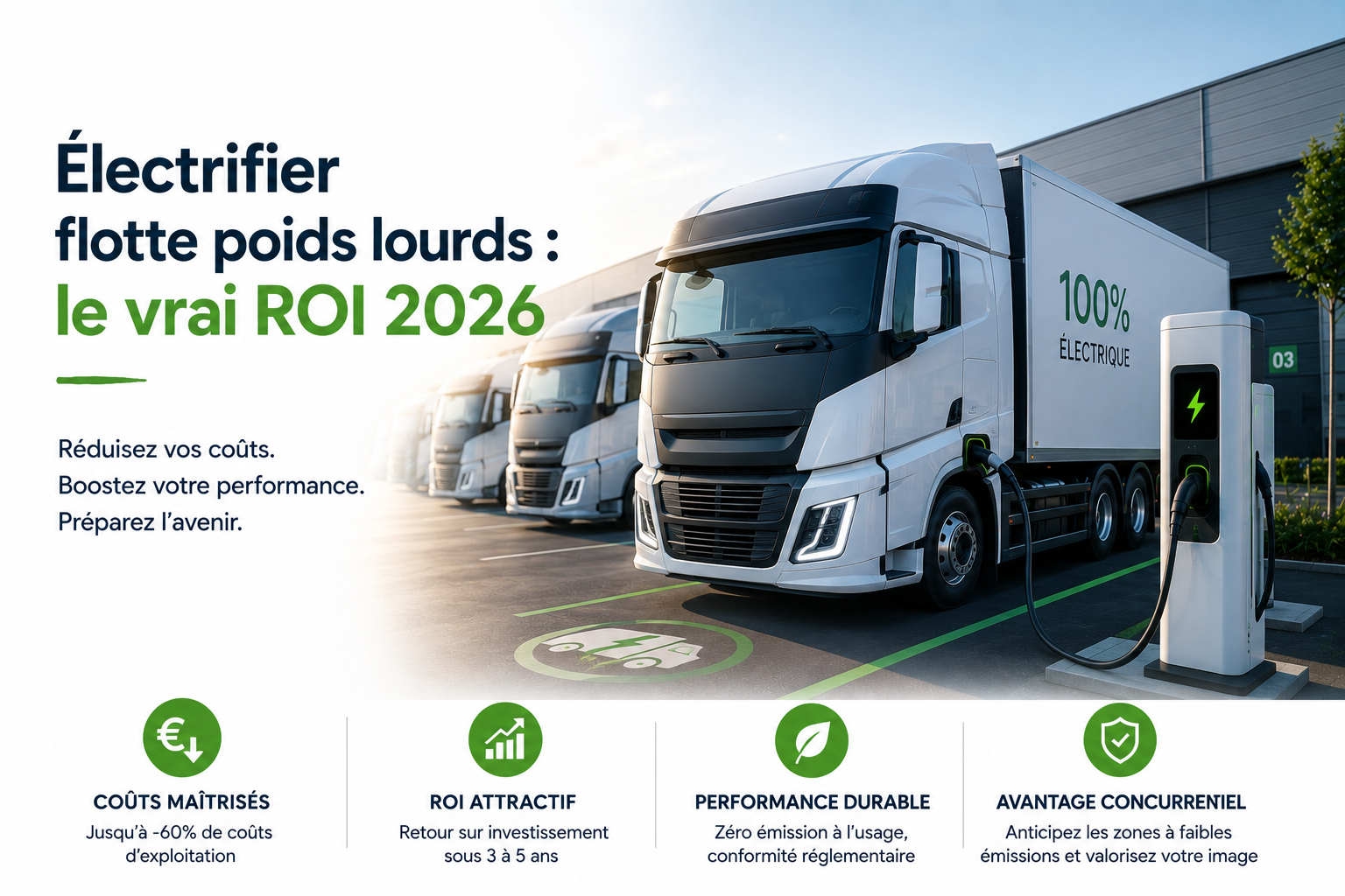 Électrifier flotte poids lourds : transition d'un transporteur en 2026